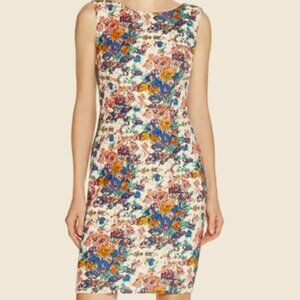Tracy Reese Floral Scuba Dress